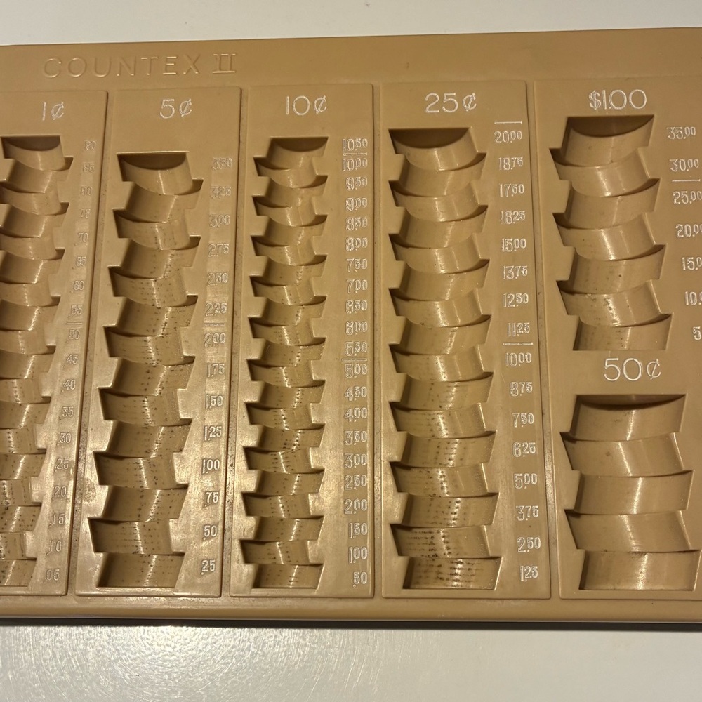 Countex II Coin Tray Organizer